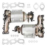 MARSFLUX Catalytic Converter Replacement For 2013-2019 Explorer, 2013-2019 Flex, 2013-2019 Taurus, 2013-2016 MKS, 2013-2016 MKZ, 2013-2018 MKT Replace 30585, 19517, 674256, 1379 (EPA Compliant)