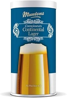 made in home Muntons Connoisseur Continental Lager Bierkit - Braukit zum Bier brauen