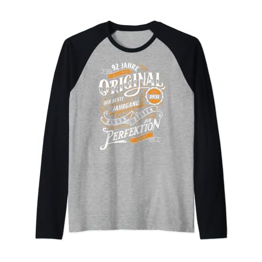 92 Años Original Alemán 92 Cumpleaños 2023 Nacidos En 1931 Camiseta Manga Raglan