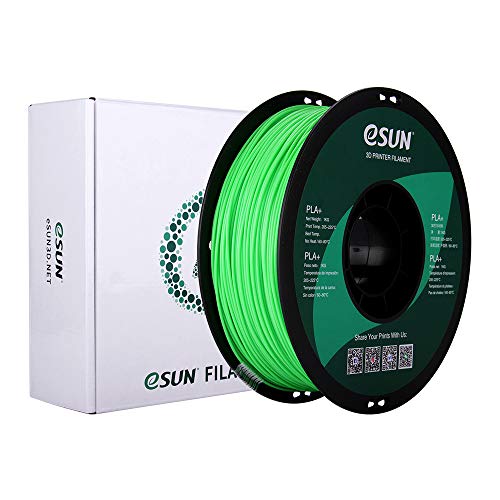 Esun Pla Pro (Pla+) 3D Printer Filament, Dimensional Accuracy +/- 0.03Mm, 1Kg Spool, 1.75Mm, Peak Green/Light Green, Pantone 359C #TOP5