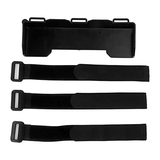 Caixa de bateria de carro RC, recipiente de suporte de bateria de plástico 8426, acessório RC leve de plástico, substituições fáceis de transportar para ZD Racing 08411 MT8 08425 08426 08427 08428 1/8