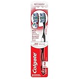 Colgate 360 Advanced Optic White Toothbrush, Soft, 2 Count