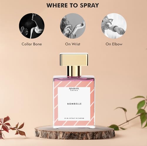 Image of Arabian Aroma Bombelle Eau De Parfum 50ML for Women | Fruity Floral Sweet Perfume | Long Lasting Luxury Fragrance