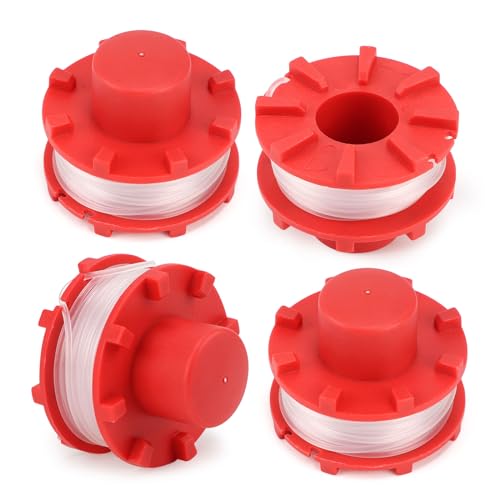 SWAWIS 4 Pezzi Filo Decespugliatore Filo per Decespugliatore Bobina Professionale Filo Tagliabordi Filo di Ricambio Bobina per Einhell GE-CT 36/30 Li E Solo