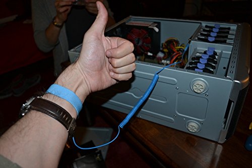 Vastar ESD Anti-Static Wrist Strap Components, Blue