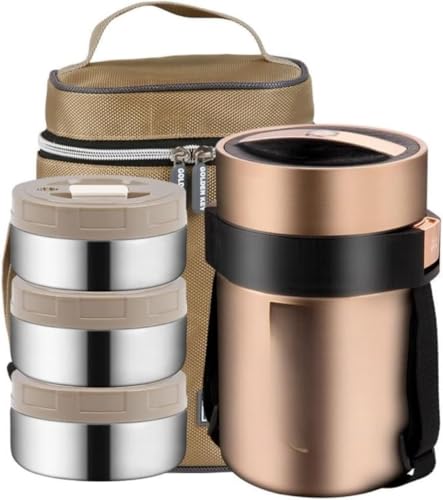 Zxyler �T�[���X�����`�W���[ �^�� 304 �X�e�����X�ۉ��ٓ��� �ۉ��ۗ� ��e�� �H�� & ���[�o�b�O�t�� ��Ј�/�ʋ�/�s�N�j�b�N�p (2.2L,�S�[���f��)