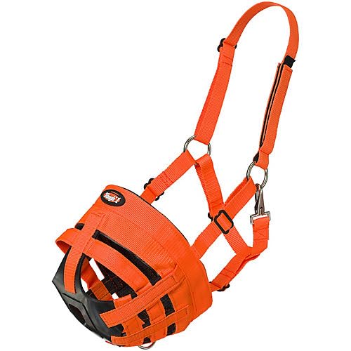 Tough 1 EasyBreathe Orange Grazing Muzzle