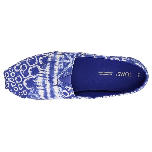 TOMS Womens Alpargata Slip On Flats Casual - Blue - Size 8 B4