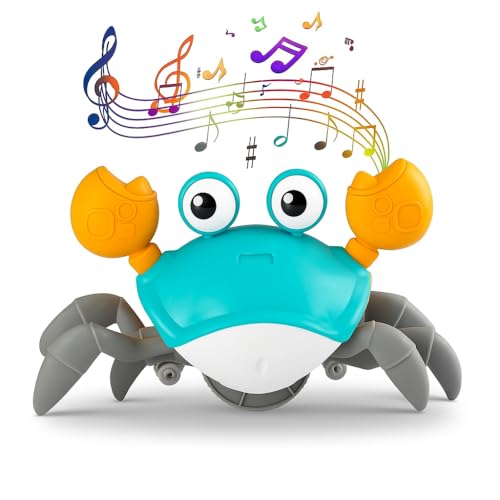 Caranguejo Fujão Interativo – Brinquedo Educativo com Música, Luz...