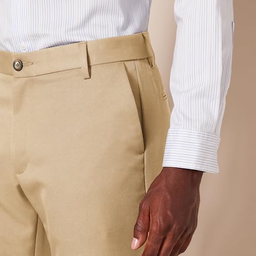 Image of Amazon Essentials Men's Slim-Fit Flat-Front Dress Pant