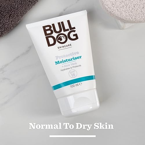 BULLDOG SKINCARE Protective Moisturiser SPF 15 100ml Enriched with Aloe Vera Suitable For All Skin Types - Image 5