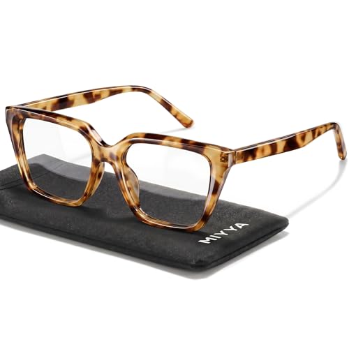Image of miyya Blue Light Glasses for Women - Oversized UV & Blue Light Blocker Chunky Frames, Stylish Eyewear Access