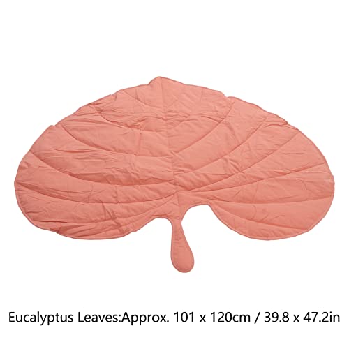 Bladvormig Vloerkleed, Speciaal Gevormde Babykruipmat van Katoen voor Thuis (Roze) - Afbeelding 8