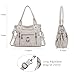 Angel Kiss Hobo Bags for Women Fashion Shoulder Bag Ladies Purses and Handbags Roomy Tote Bags Purse with Crossbody Strap,Beige