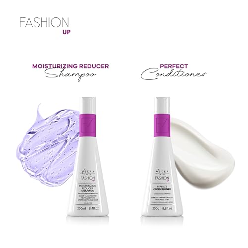 YBERA PARIS Fashion UP Home Care System | Ideal for Extremely Dry Hairs | Extreme Shining Hair | Color Safe | Enhanced with Oil Grape Seed and Murumurú | Set of 2