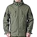 Men Tactical Jacket Waterproof Softshell Fleece Lined Hooded Coats Outdoor Hiking Windbreaker Military Winter Jackets