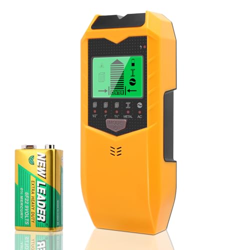 Buscador de pernos 5 en 1, escáner de pared, buscador de pernos magnético multifunción de mano con pantalla LCD para proyectos de propietarios de viviendas o proyectos de bricolaje, tachuelas, metal