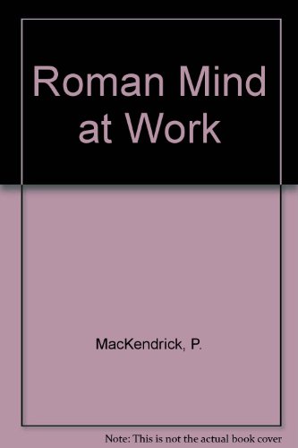 Roman Mind at Work 0898742005 Book Cover