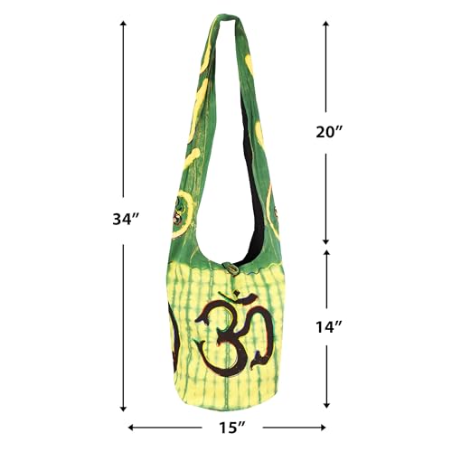 Image of Mandala Crafts Hippie Bag, Large Boho Hobo Purse for Women, Crossbody Shoulder Sling Bags for Indie Style Bohemian Accessory