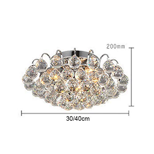 Lustre Plafonnier K9 Cristal de Luxe pour Salon Moderne E14