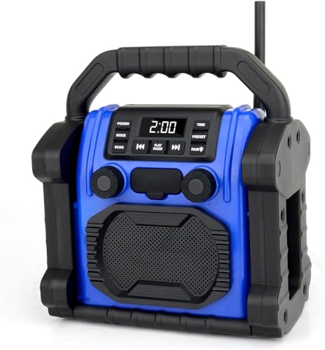Bingxue P250 Fm Radio Receiver,Usb Bluetooth Speaker With Clock Alarm/Led Lights,Portable Anticollision cover