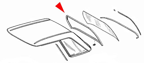 URO Parts 1136700039 Hard Top Heckscheibendichtung hinten : Amazon 