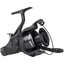 Carrete Pesca Mitchell Mitchell Carrete de Pesca MX1 FS, Estilo baitrunner, para Pesca de Carpas, para bocadillos, tencas, Barbas, Negro, 4000