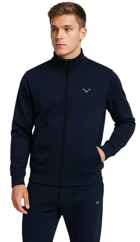 Men Two Piece Tracksuit Set | Winter Pajama & Jacket Combo | Stylish Sportswear for (Multicolor,Multisize)-image-35