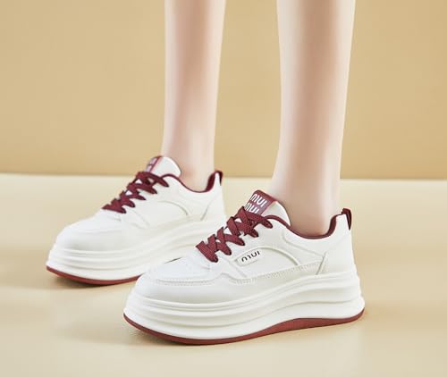 Women's Cute Breathable Platform Sneakers Y2K Comfort Lightweight Walking Shoes Casual Sport Work Campus 5