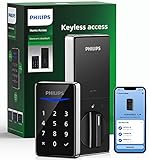 Philips Smart Lock - Keyless Entry Door Lock - Remote One-time Code via App - Touchscreen Keypad Non