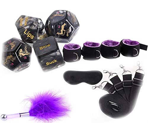 CixLongix Combinaisons pour femmes, manchette en peluche ceinture de yoga dos nu robe bandoulière bâton ensemble dés pour soirée équipée, Mauve, Taille unique Cover