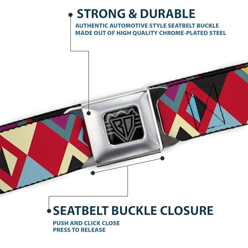 Cinturón de seguridad Geometric9 multicolor para personalizar el interior de tu coche clásico 6