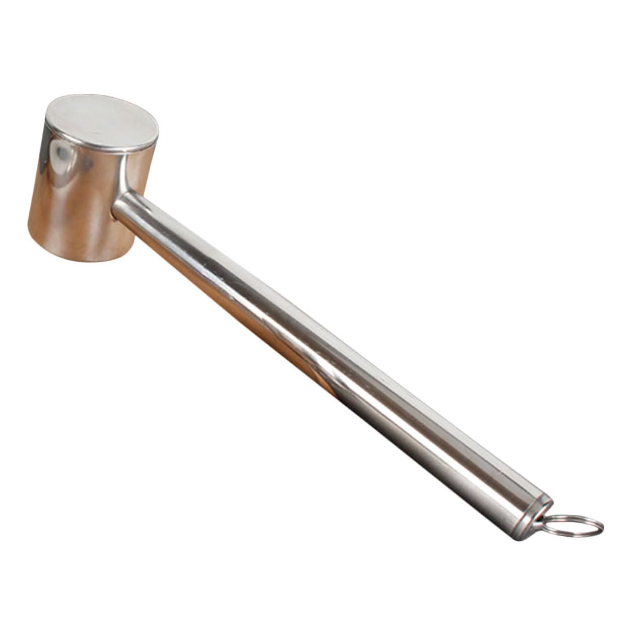 OUNONA Stainless Steel Meat Tenderizer Hammer Kitchen Gadget for Pounding Chicken Beef and Steak Effortlessly Tenderizes Meat for Home Restaurant Use