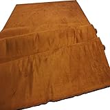 Mybecca Microsuede Fabric 58/60' Width Fabric by The Yard Color : Copper (1 Yard, 36'x58') (Precut into 1 Yard Pieces by Prime)