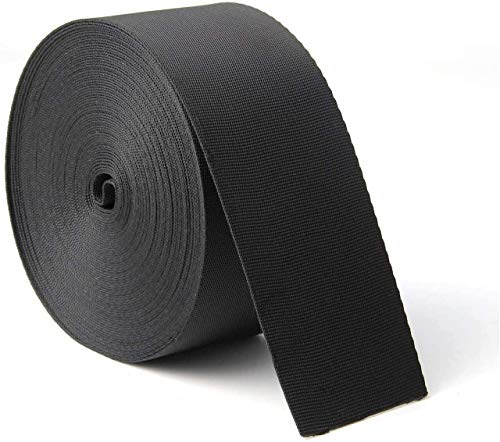 Correa de Nailon Resistente de 2 Pulgadas de Ancho, 10 Yardas, Correas Pesadas de Polipropileno para Bolsas, hamacas, Escalada al Aire Libre y Hacer Bricolaje, Correa de Equipaje