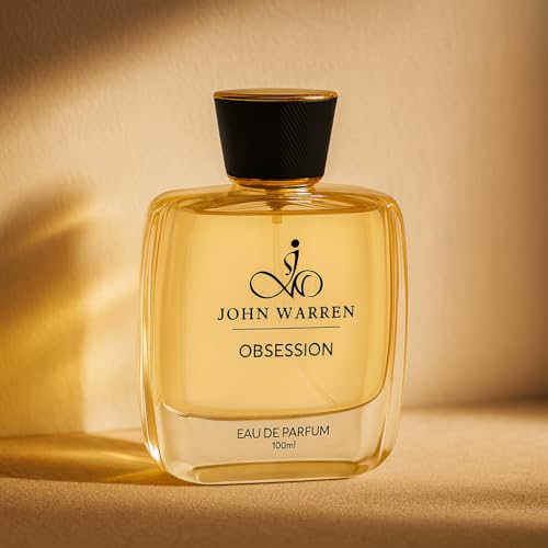 Image of JOHN WARREN OBSESSION Luxury Perfume For Men, Long-Lasting Eau De Parfum with Bergamot, Pineapple,Moroccan Jasmine and Musk, Fresh & Strong Everyday Fragrance-100 ml