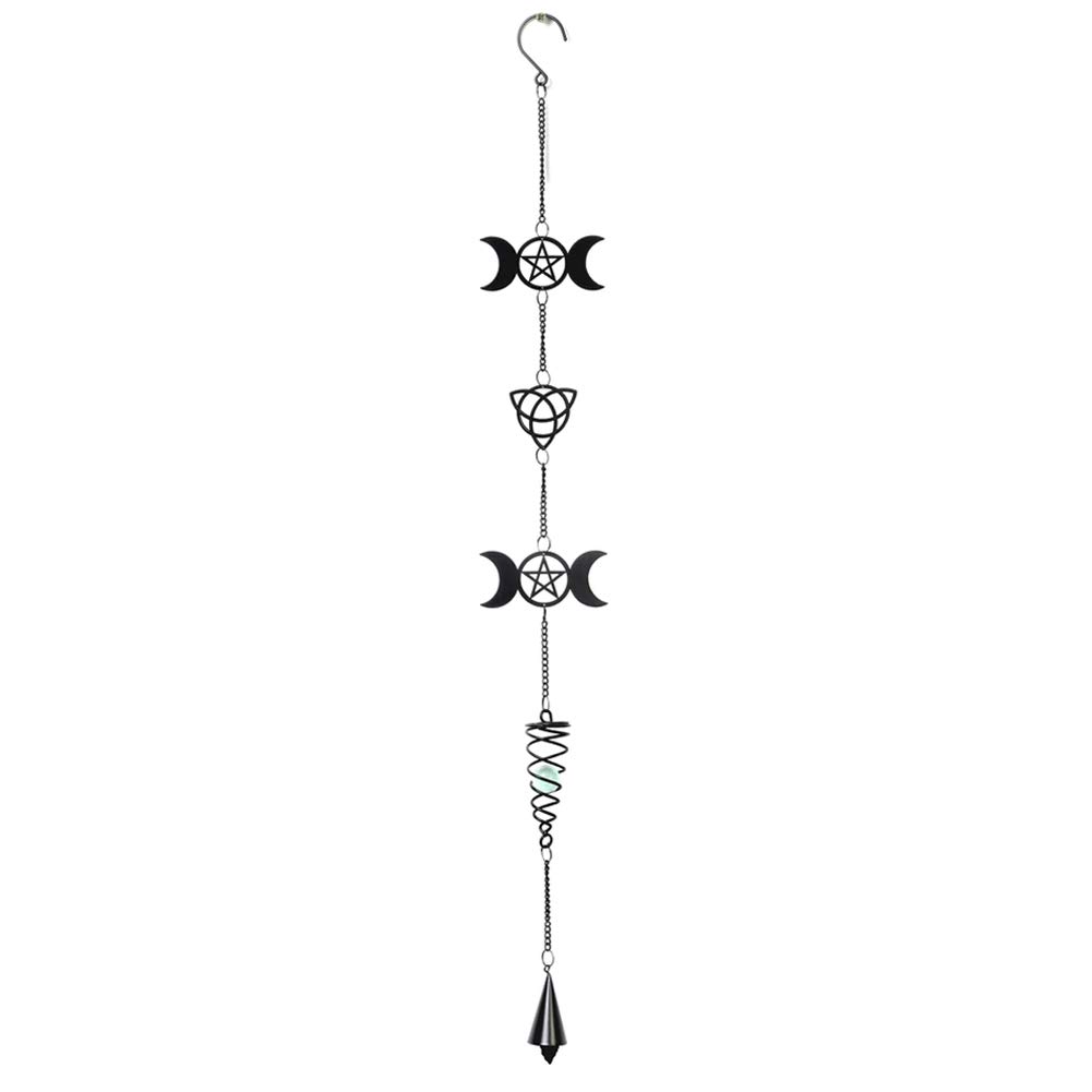 Alchemy Black Shades Of Triple Moon Hanging Decoration