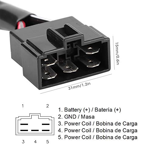 DOACT Retificador regulador portstor retificadores para AN400 GS500/GSF250/GSF400 GS850 YHC010 32800