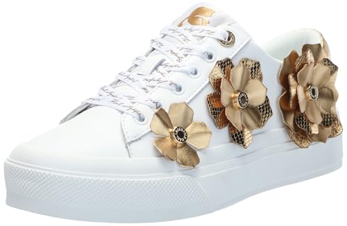 Karl Lagerfeld Paris Womens Georgia Lace Up Sneaker