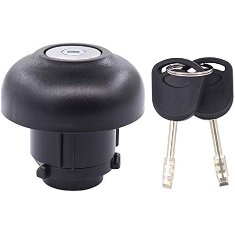 HouYeen Locking Fuel Tank Cap Petrol Filler Cover with Keys for F-ord Transit MK7 2006-2019 Cover