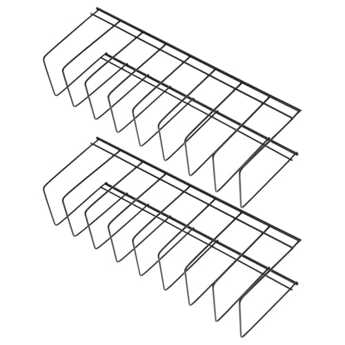 HYTROVE Soporte para Platos de Cocina de Acero Inoxidable Negro, Organizador de Encimera Secado Rápido y Resistente al Óxido, Adecuado para Almacenamiento en Cocina