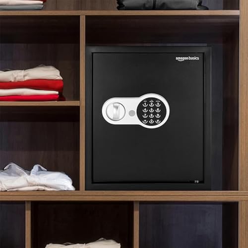 Image of Amazon Basics Digital Safe With Electronic Keypad Locker For Home, Gross Capacity - 39L (Net - 33L)