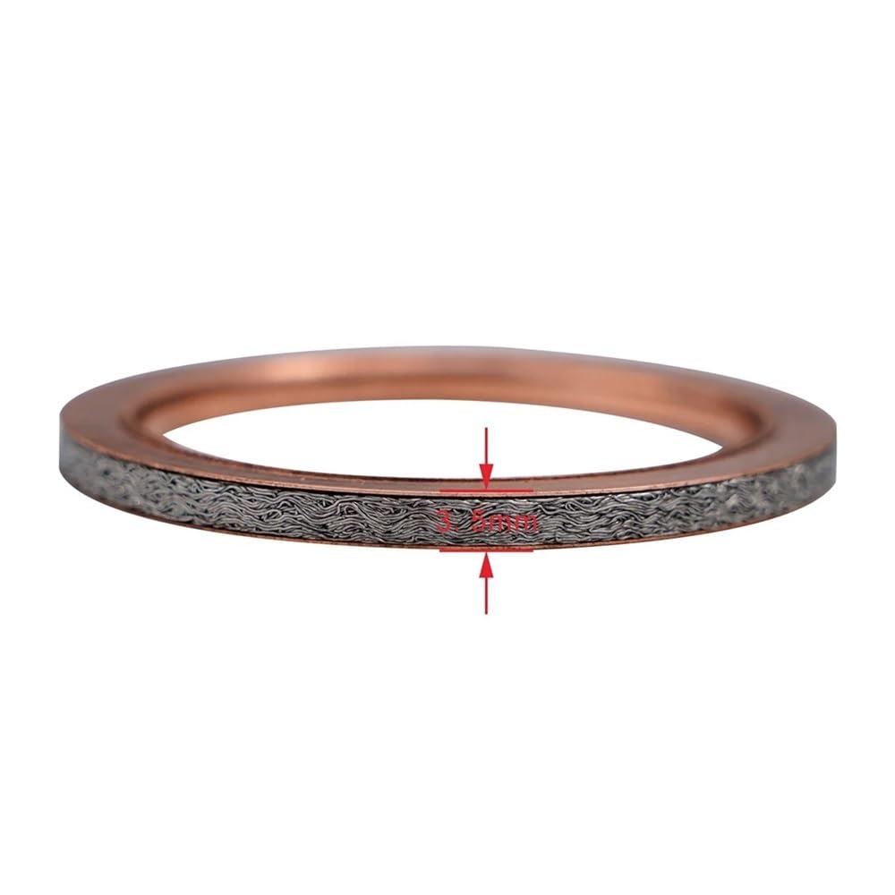 55 * 42,5 * 3,5mm Motorrad Auspuffrohr Dichtung Fit for YA XV1100 Virago 89-99 XV1600 Wild star 99-04 XV1700 Roa Warrior 2003-2005(10pcs)