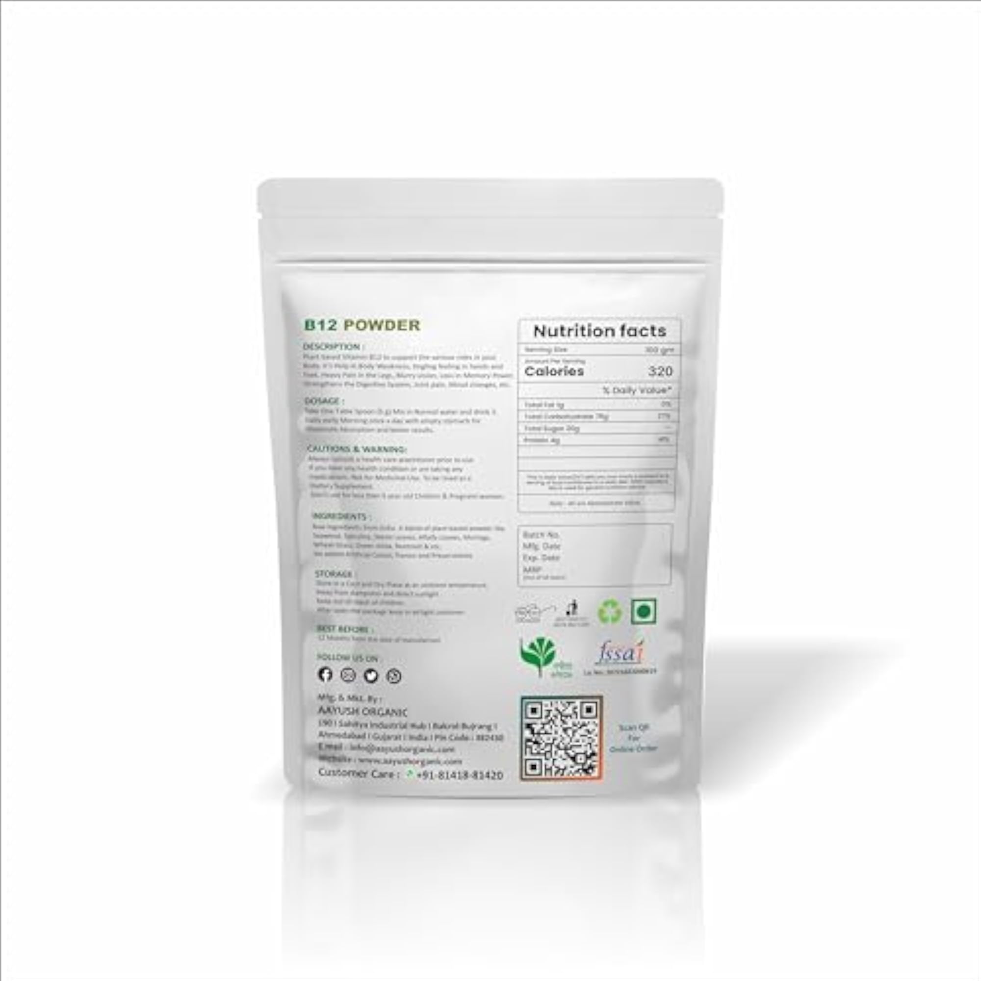 Vitamin B12 & Triphala Powder, 350gm