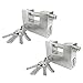 Boshen Heavy Duty Padlock with Key High Security Keyed Alike for Locker Container Warehouses Garage Truck Door Outdoor 94mm 1 2 Set (2)