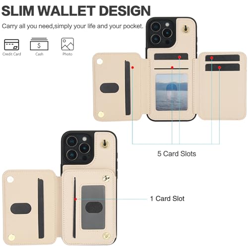 Coque iPhone 16 Pro rabat support vidéo et cordon bandoulière