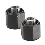 Bosch 1617EVS/1613AEVS Router (2 Pack) 3/8' Collet & Nut # 2610906287-2PK