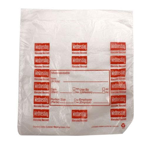 DayMark - -85 x 85 Saddlepack Wednesday Portion Bag by DayMark Safety Systems – One Size, Model 114199
