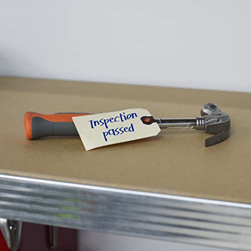 INNOVART Shipping Tags Double Wired 2 3/4” x 1 3/8“, Manila Wire Tags with Reinforced Eyelet, Manila Tags Case of 1000