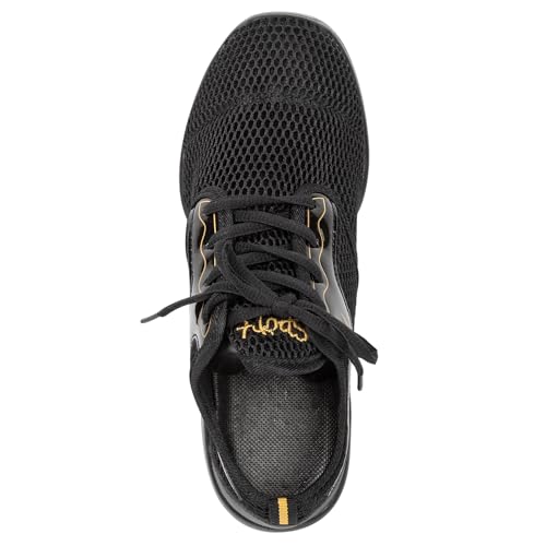 Linodes Women's Breathable Mesh Upper Jazz Dance Sneaker with Split Sole and Air Cushion Dance Multifunctional Walking Shoes Anti-Slip3